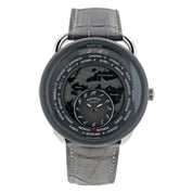 Hermes Arceau Titanium & Platinum Black Dial 41mm Automatic Men’s Watch AR10741