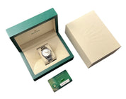 Rolex Oyster Perpetual Domino's Silver Dial Steel 36mm Auto Men’s 126000
