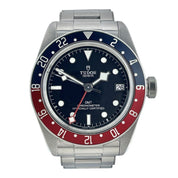 Tudor Black Bay GMT Pepsi Black Dial Stainless Steel Men's Watch 79830RB