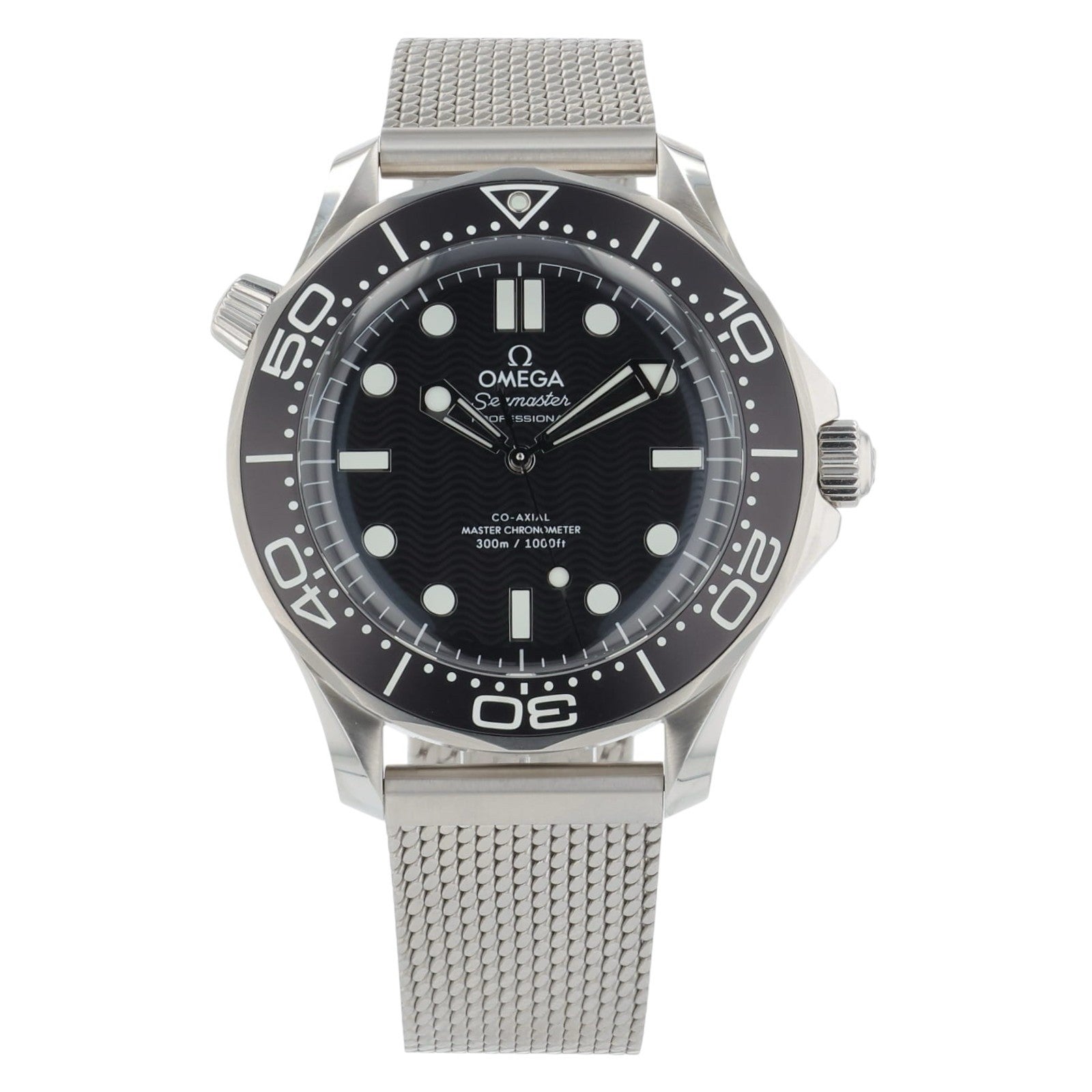 Omega Seamaster Stainless Steel Black Dial 42mm Auto Watch 210.30.42.20.01.010