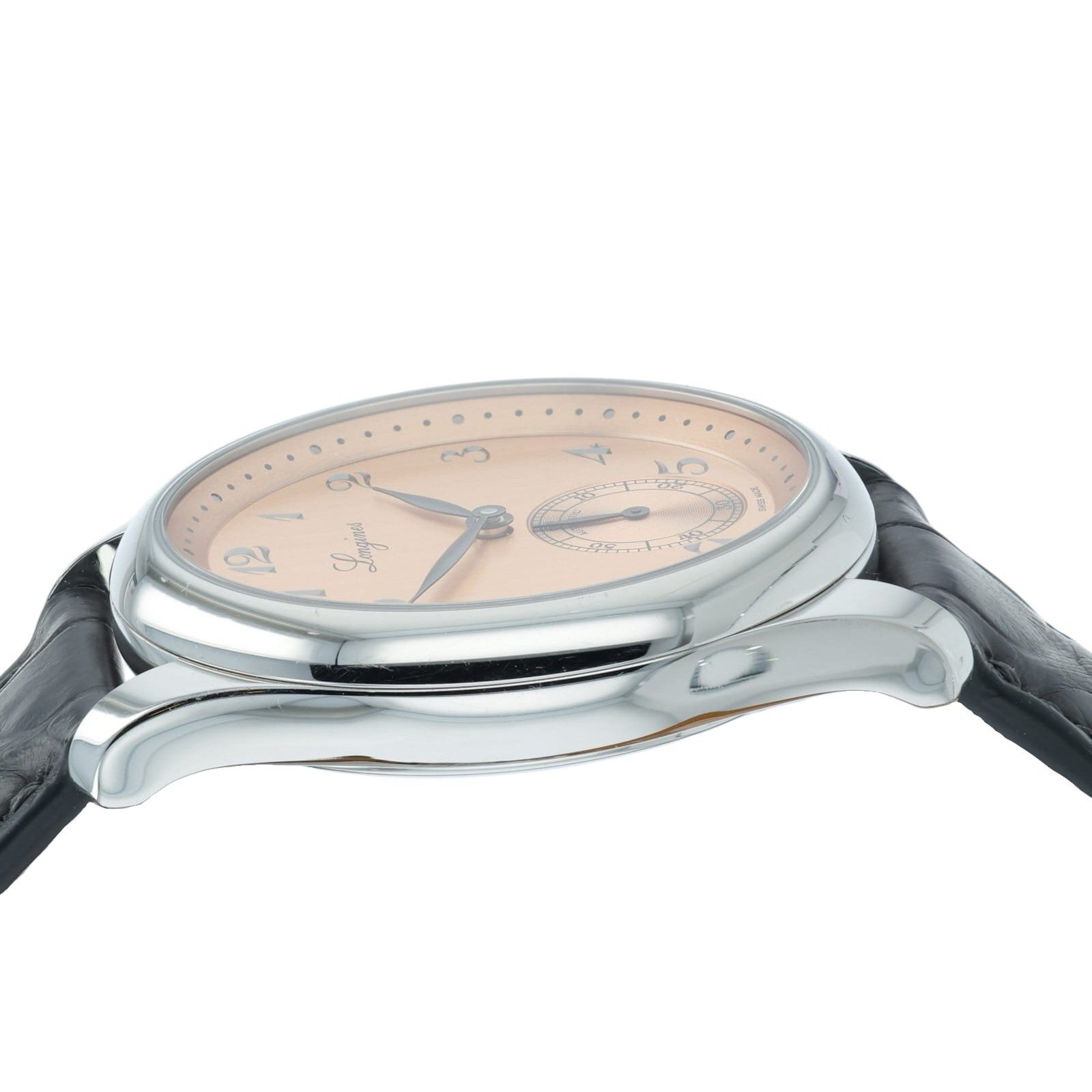 Longines Master Salmon Dial Stainless Steel 38mm Automatic Mens Watch L2.843.4