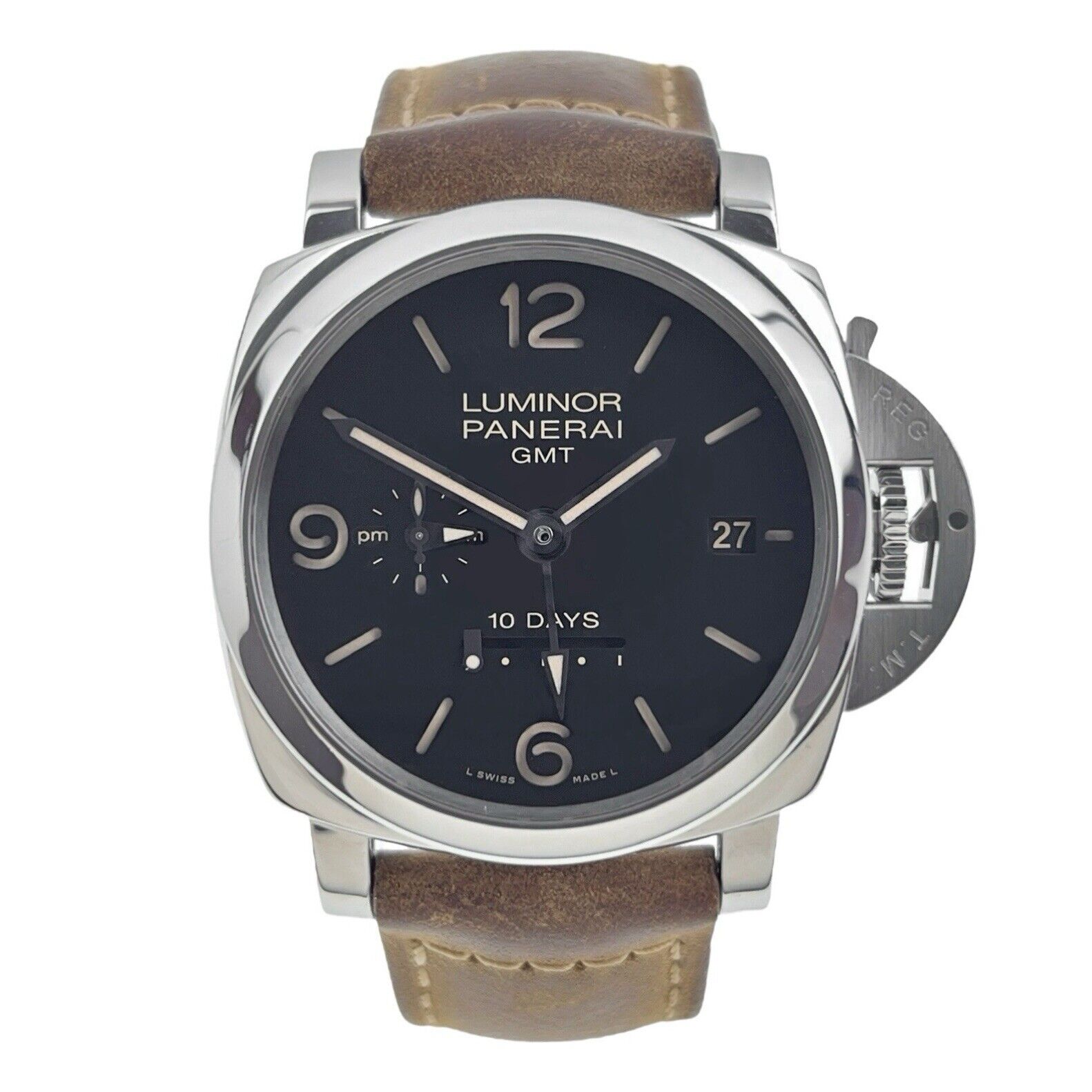 Panerai Luminor 1950 10 Days GMT 44mm Stainless Automatic Men’s Watch PAM00533