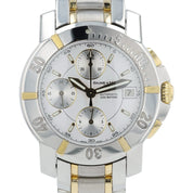 Baume & Mercier Capeland S White Dial Gold & Steel 40mm Automatic Mens 65422
