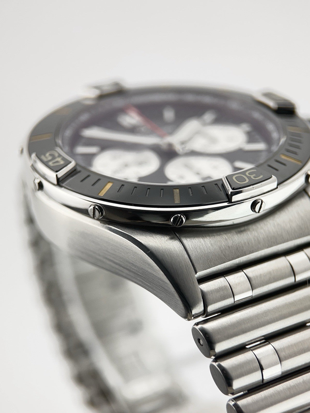 Breitling Chronomat Stainless Steel Black Dial 44mm Automatic Men’s Watch AB0136