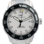 IWC Aquatimer Stainless Steel White Dial 44mm Automatic Mens Watch IW356809