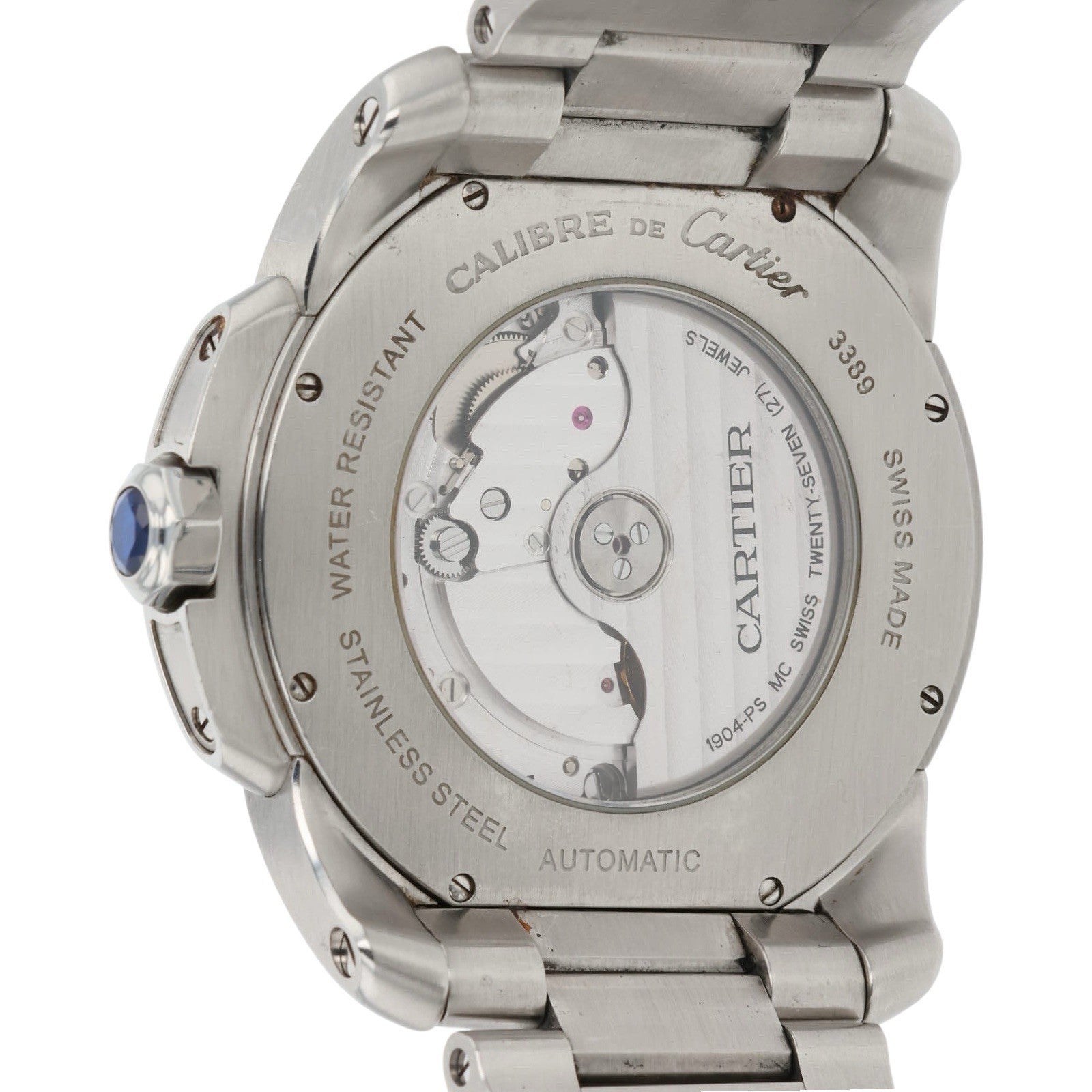 Cartier Caliber de Cartier Stainless Steel Silver Dial 42mm Automatic W7100015