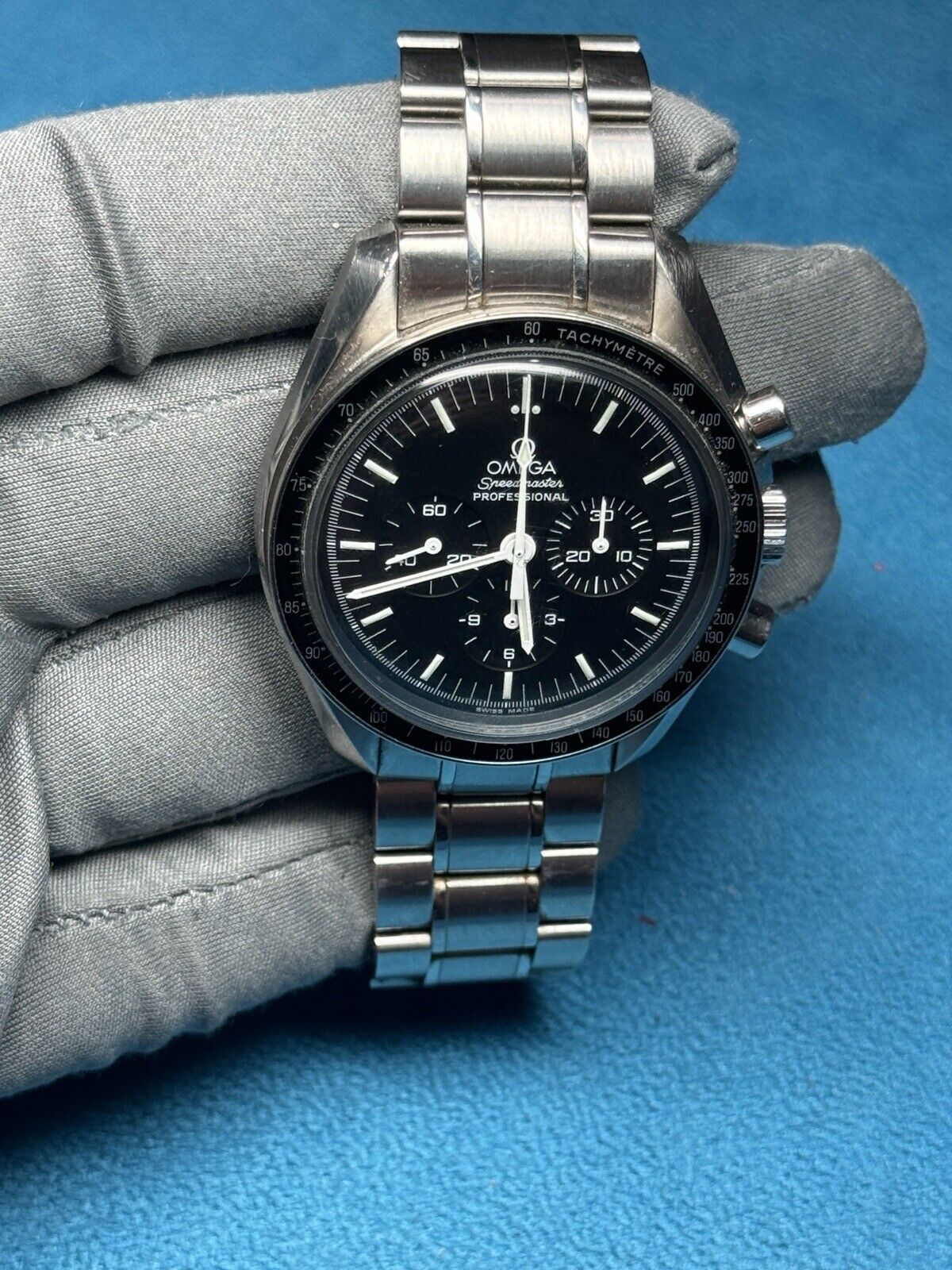 Omega Speedmaster Moonwatch 42mm Hesalite Mens Watch 3570.50