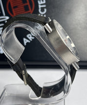 Alain Silberstien 39.5mm Titanium Automatic Date Watch Mother Pearl Dial w/ Box