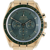 Omega Speedmaster 18k Yellow Gold Green Dial 42mm Manual 310.60.42.50.10.001