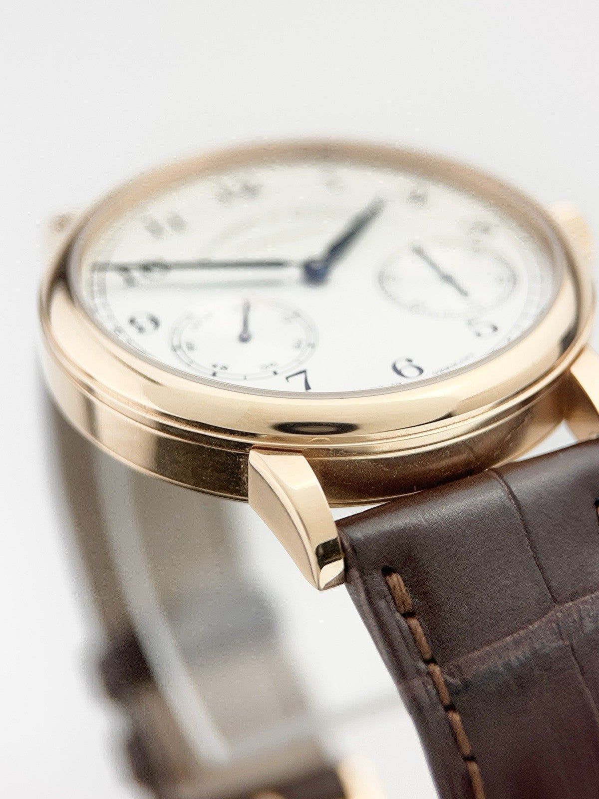 2024 A. Lange & Sohne Up/Down 18k Rose Gold Silver Dial 39mm Mens Watch 234.032
