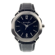 Bulgari Octo Stainless Steel Black Dial 41mm Automatic Men’s Watch OC41S