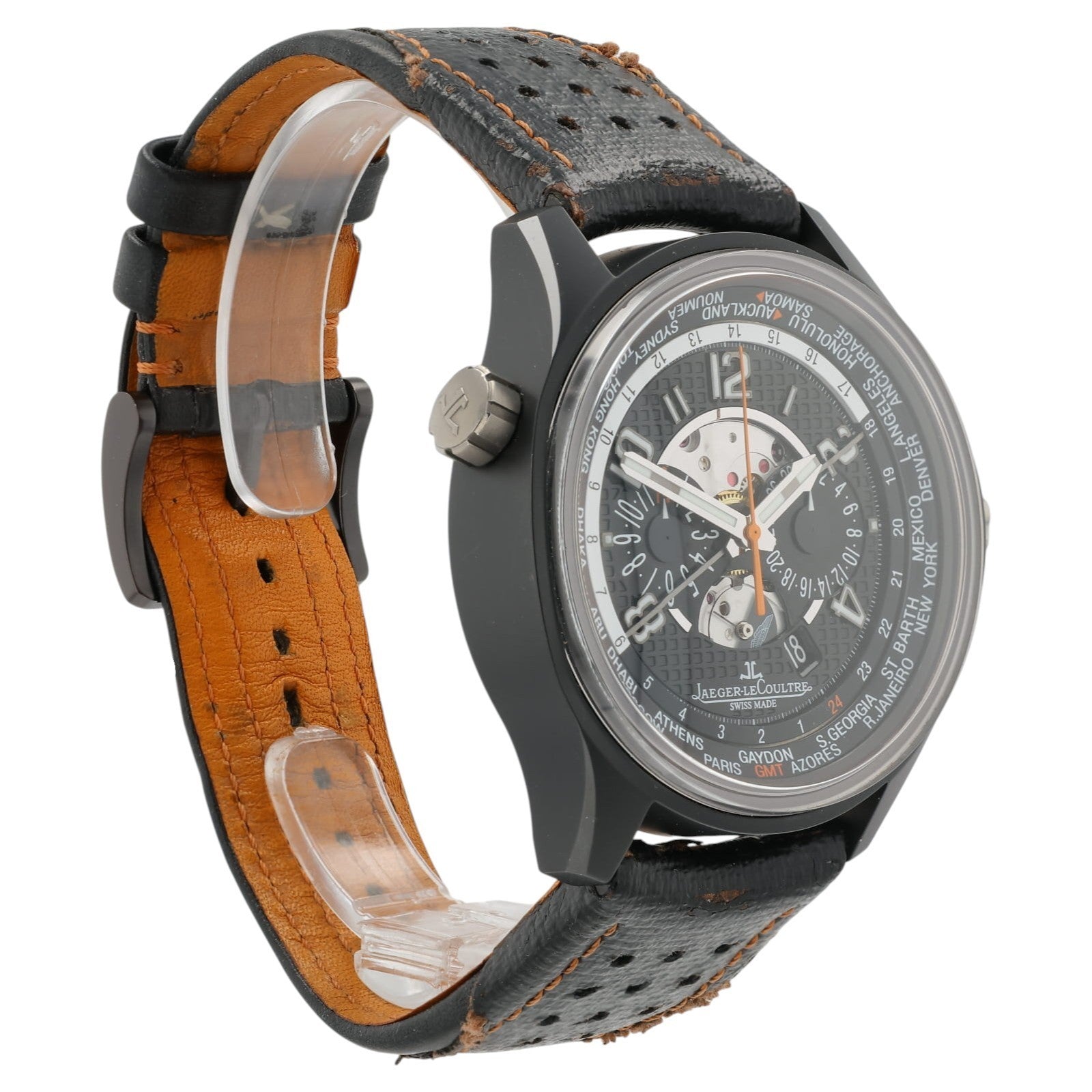 Jaeger LeCoultre AMVOX5 Black Dial Ceramic 44mm Automatic Mens Watch Q193J430