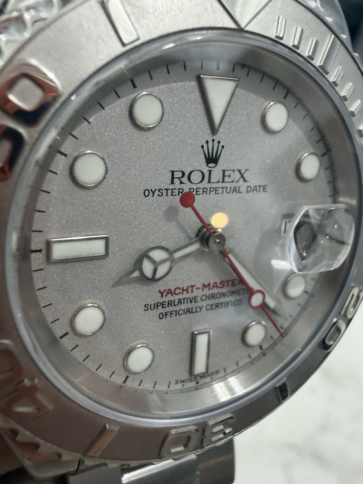 Rolex Yacht-Master Stainless Steel Silver Dial 40mm Auto Men's Watch 16622
