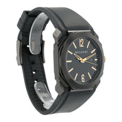 Bulgari Octo Black Dial Stainless Steel 41mm Automatic Men's Watch BGO41S