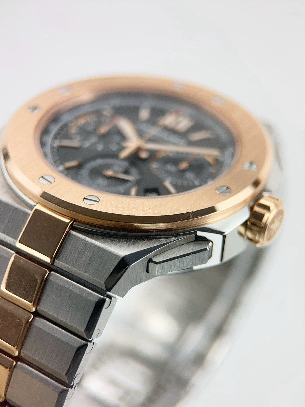 Chopard Alpine Eagle Gold & Steel Black Dial 44mm Men’s Watch 298609-6001