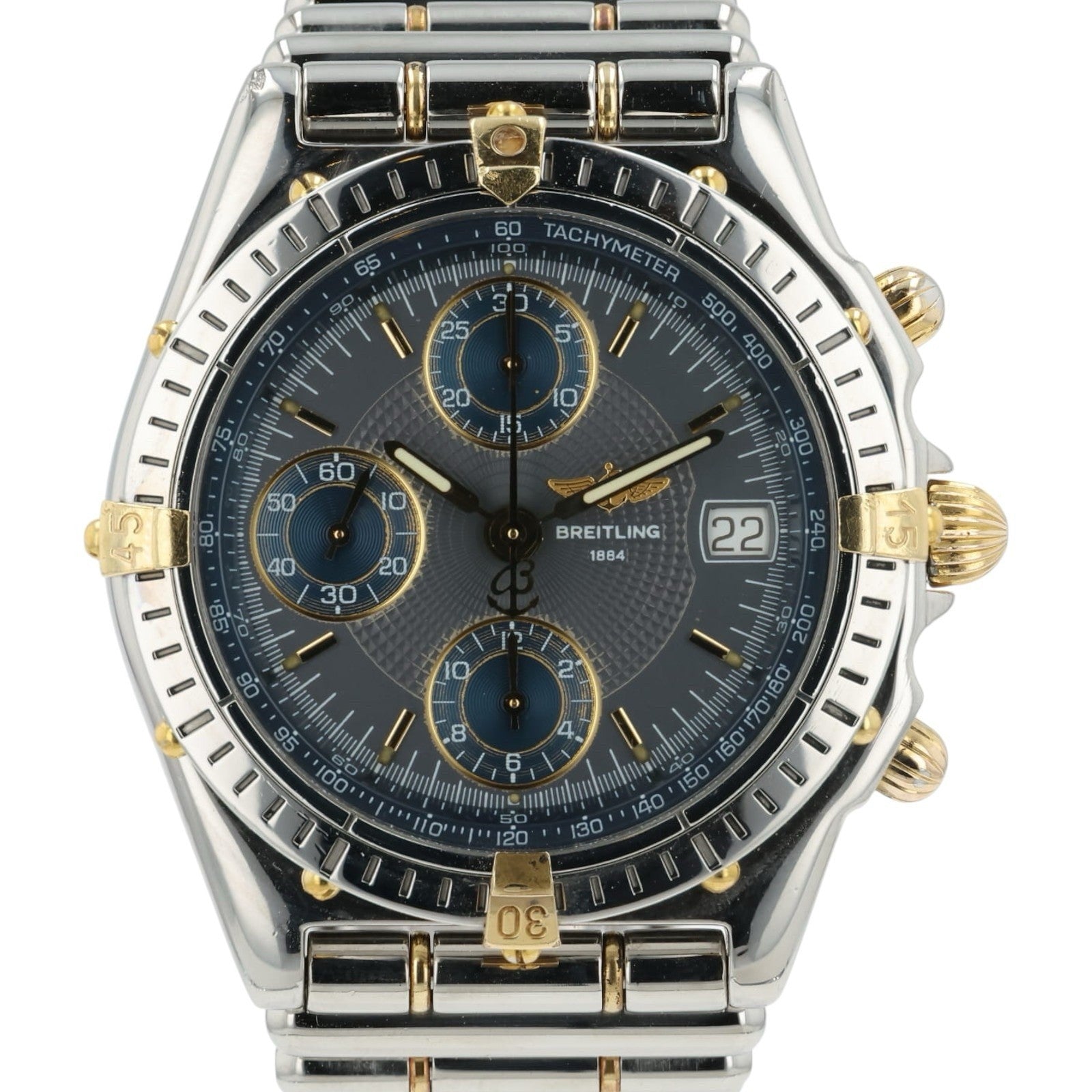 Breitling Chronomat Gray Dial Stainless Steel 39mm Automatic Mens Watch B130501