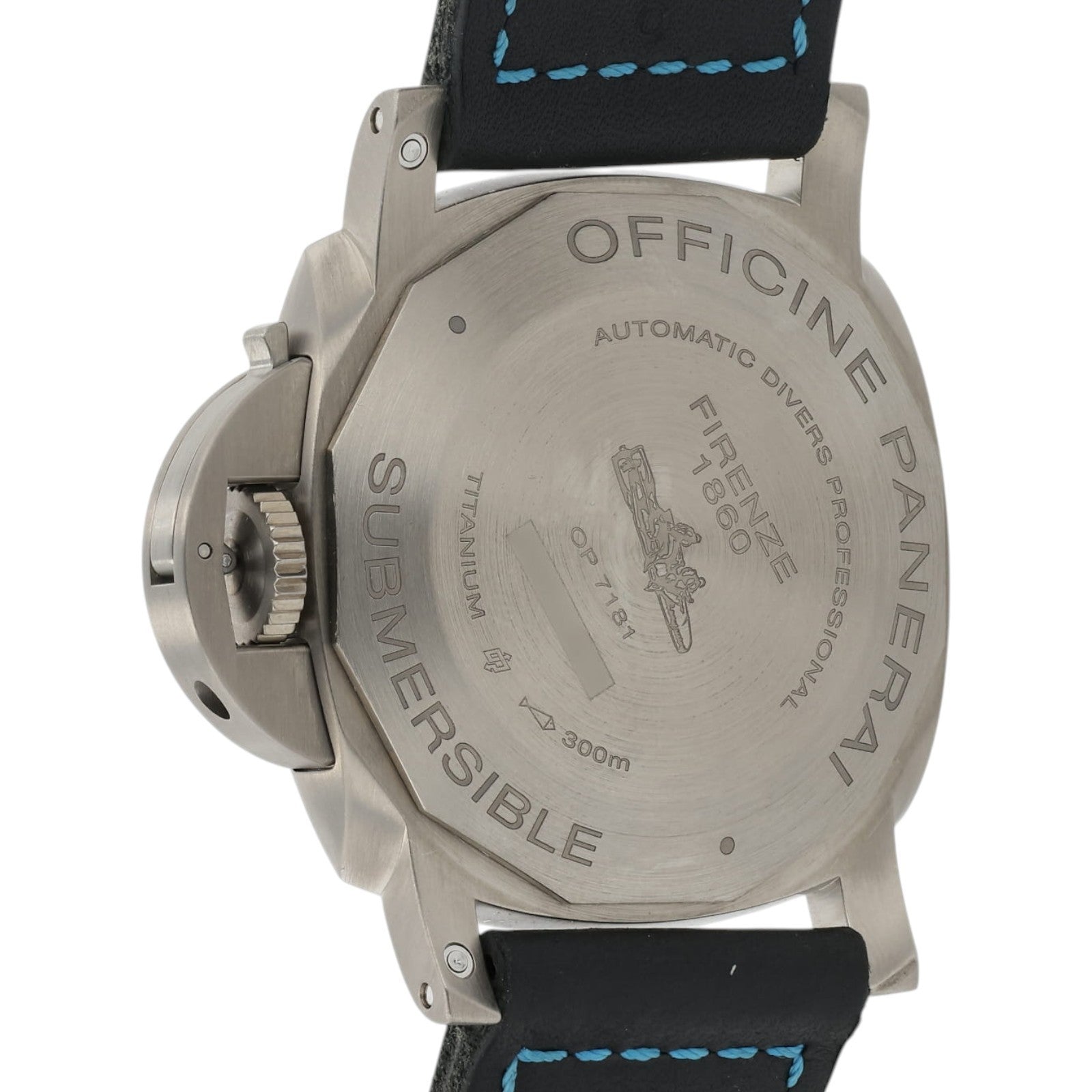 Panerai Luminor Submersible Black Dial Titanium 47mm Men's Auto Watch PAM01305