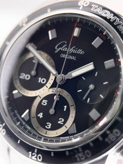 Glashutte Original Sport Steel Black Dial 42mm Automatic Mens 39-31-43-03-14