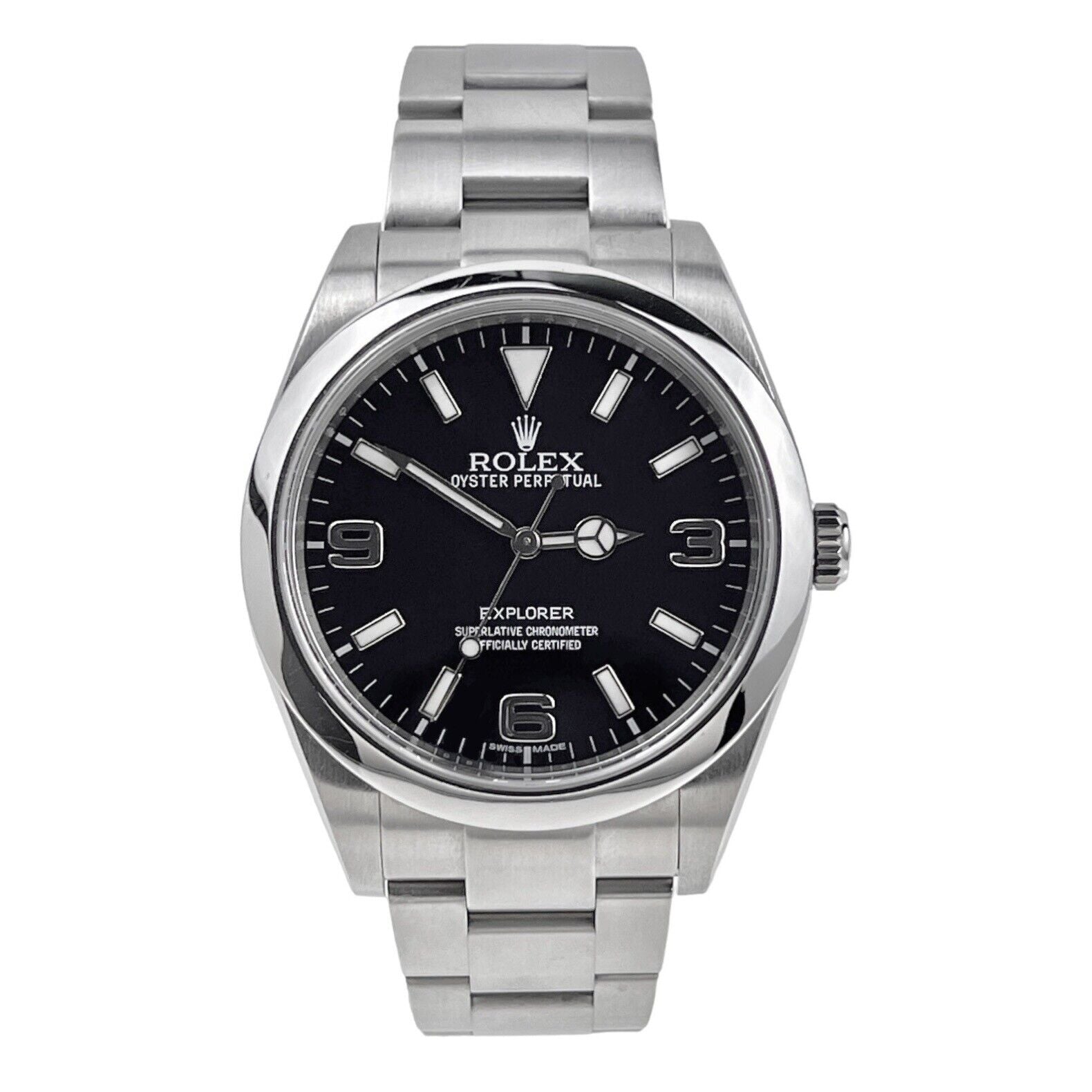 Rolex Explorer Ref. 214270 Stainless Steel Black Dial 39mm