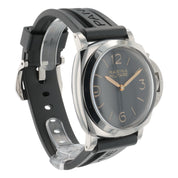 Panerai Marina Militare Black Dial Steel 47mm Manual Wind Men’s Watch PAM00673