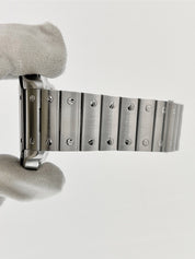 Cartier Santos Stainless Steel Grey Dial 39.8mm Automatic Movement Mens Watch