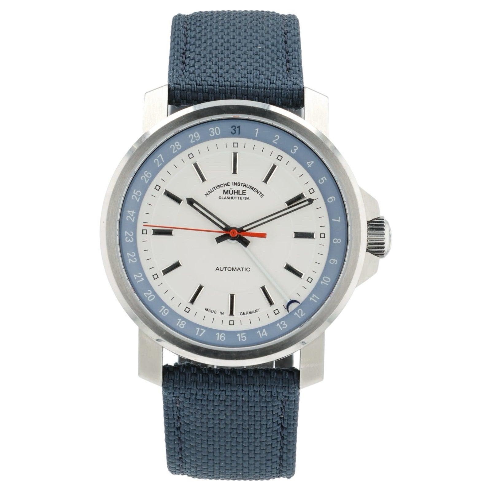 Muhle Glashutte White Dial Stainless Steel 42.4mm Automatic Men’s Watch 29ER