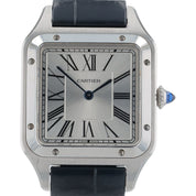 Cartier Santos Dumont Stainless Steel Silver Dial Quartz Men’s Watch WSSA0085