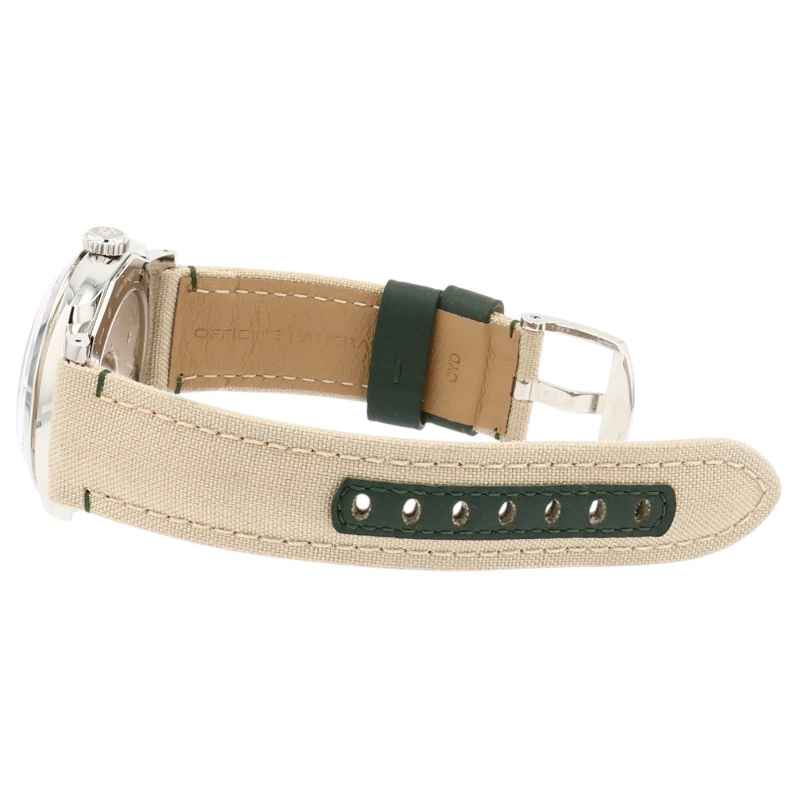Panerai Radiomir Stainless Steel Green Dial 45mm Automatic Mens Watch PAM00995