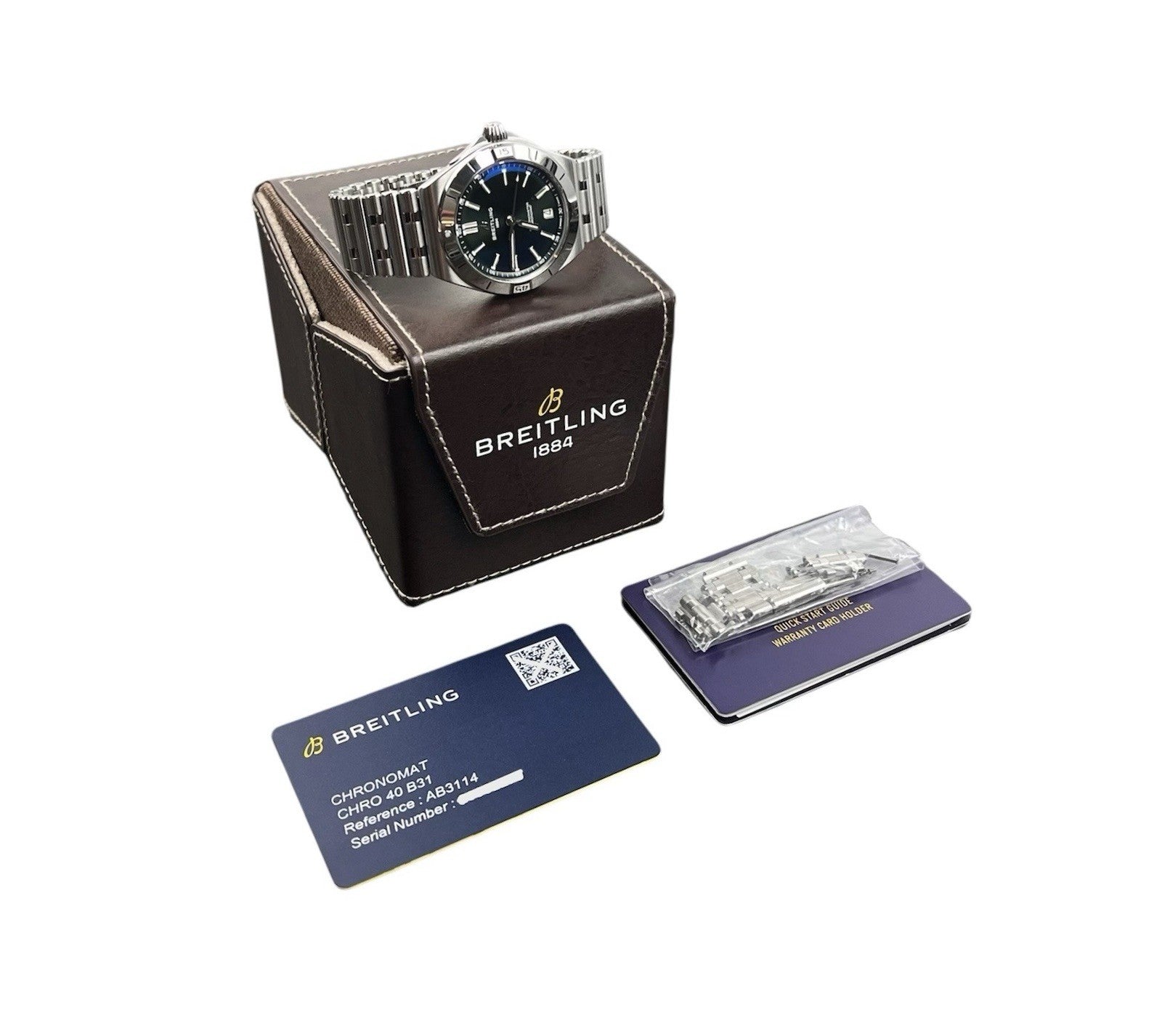 Breitling Chronomat Green Dial Stainless Steel 40mm Automatic Men’s Watch AB3114