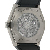 Zenith Defy Classic Skeleton Gray Dial Gold Bezel Auto Men's Watch 87.9001.670