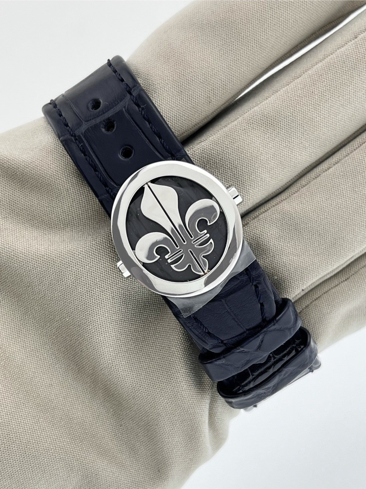 NEW Louis Moinet Super Moon Steel Silver Dial 45mm Automatic Men's Watch
