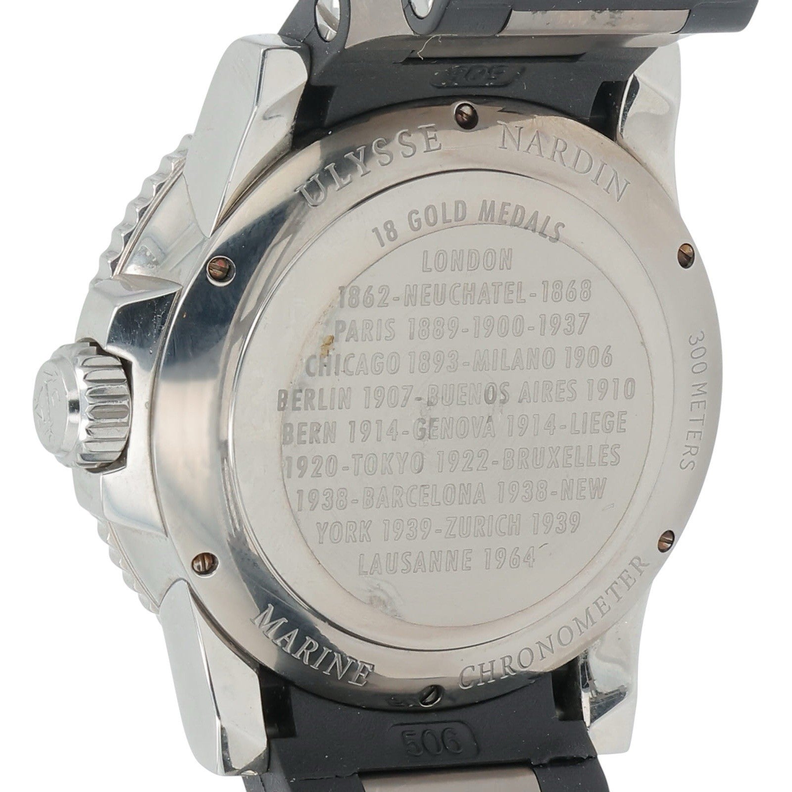 Ulysse Nardin Maxi Marine Stainless Steel Black Dial 41mm Automatic Mens 263-33