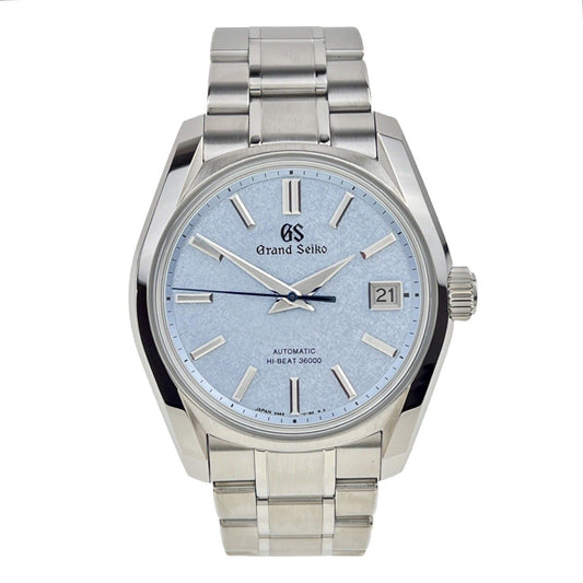 NEW 2023 Grand Seiko Automatic 40mm Frost Blue Dial SBGH295G - Box And Papers