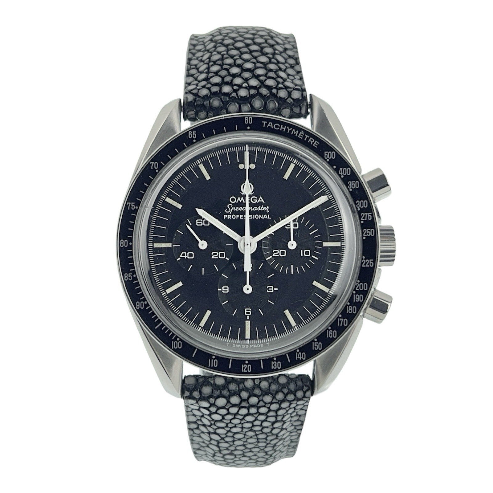 Omega Speedmaster Stainless Steel Black Dial 42mm Manual Wind Watch 145.022-71