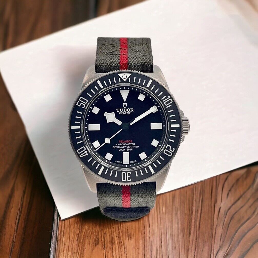 2024 Tudor Pelagos FXD 25717N Titanium 42mm Fabric Strap - Box & Papers