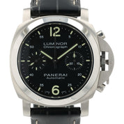 Panerai Luminor Chronograph Black Dial Steel 40mm Automatic Men’s Watch PAM00310