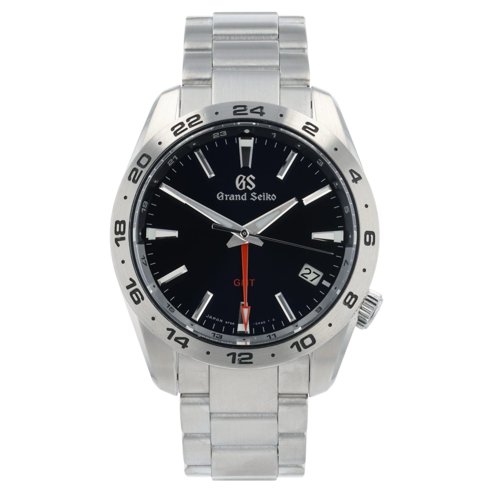 Grand Seiko GMT Blue Dial Stainless Steel 39mm Quartz Movement Mens SBGN029