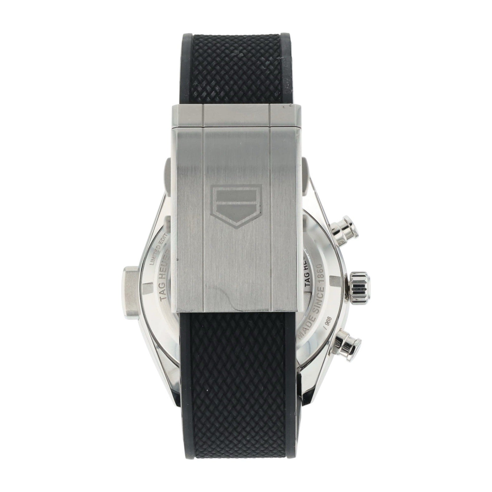 Tag Heuer Carrera Stainless Steel Black Dial 42mm Automatic Mens Watch CBS2014