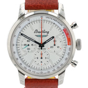 NEW Breitling Top Time White Dial Stainless Steel 41mm Auto Mens Watch AB0176