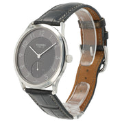 Hermes Slim D’hermes Gray Dial Stainless Steel 39.5mn Auto Men’s Watch CA2.810