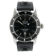 Breitling SuperOcean Black Dial Stainless Steel 46mm Automatic Mens Watch A17320