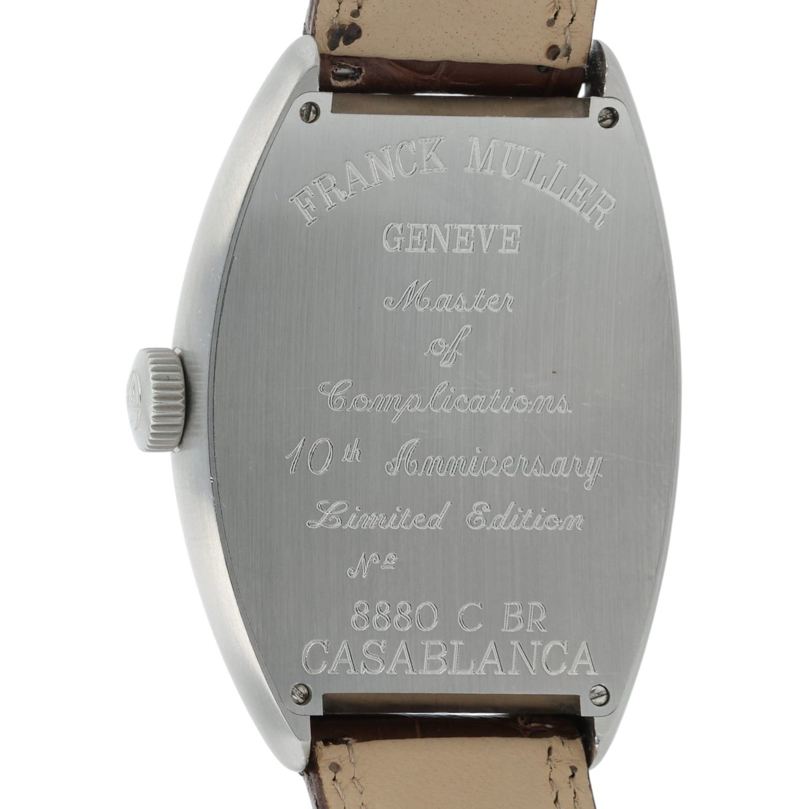 Franck Muller Casablanca 10th Anniversary Salmon Dial 39mm Automatic Watch 8880