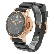 Panerai Luminor Submersible 18k Gold Black Dial 42mm Automatic Men's PAM00684