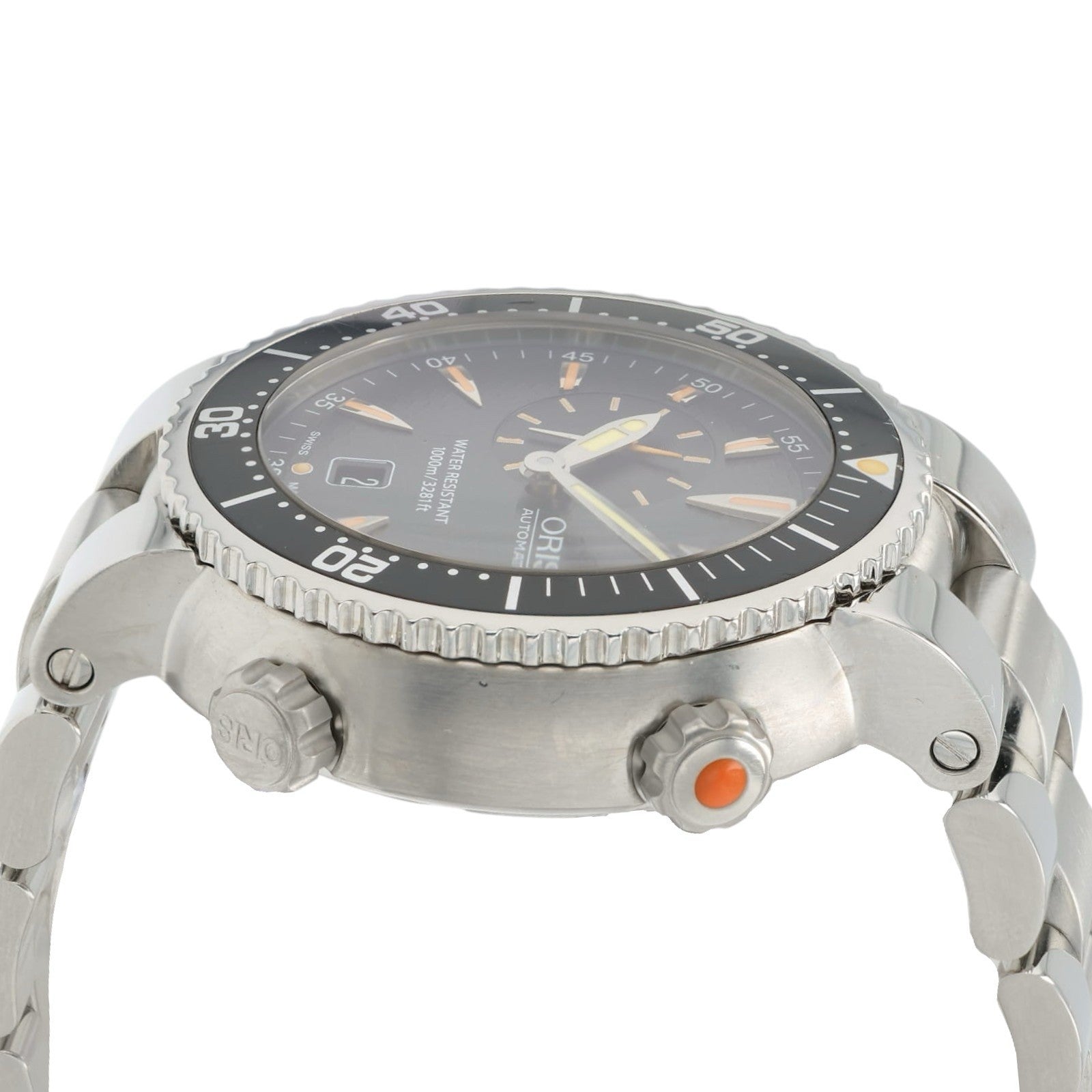 Oris TT1 Diver Black Dial Stainless Steel 47mm Automatic Movement Men’s 7609