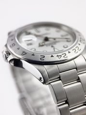Rolex Explorer II Stainless Steel White Dial 40mm Automatic Mens Watch 16570