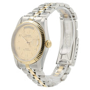 Tudor Prince Oyster Day-Date Champagne Dial Gold & Steel 36mm Automatic 76213