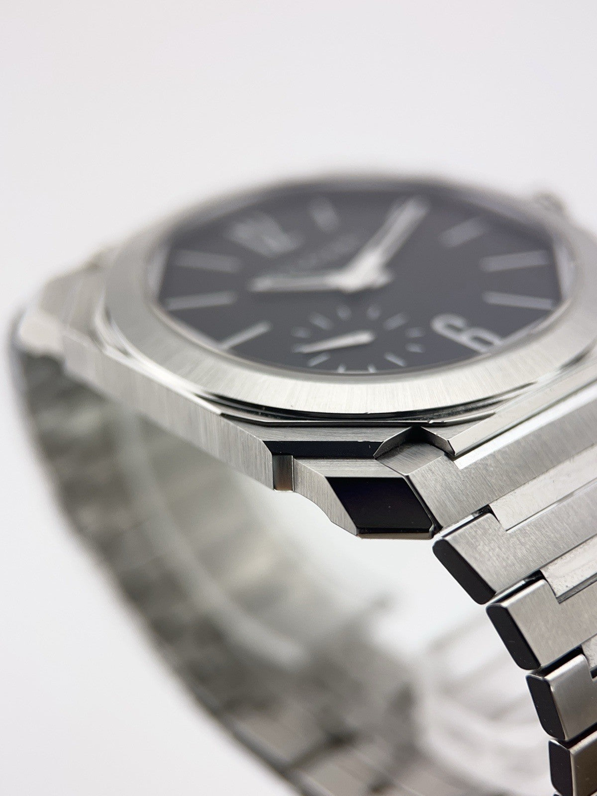 Bulgari Octo Finissimo Stainless Steel Black Dial 40mm Automatic Men’s BGO40SXT