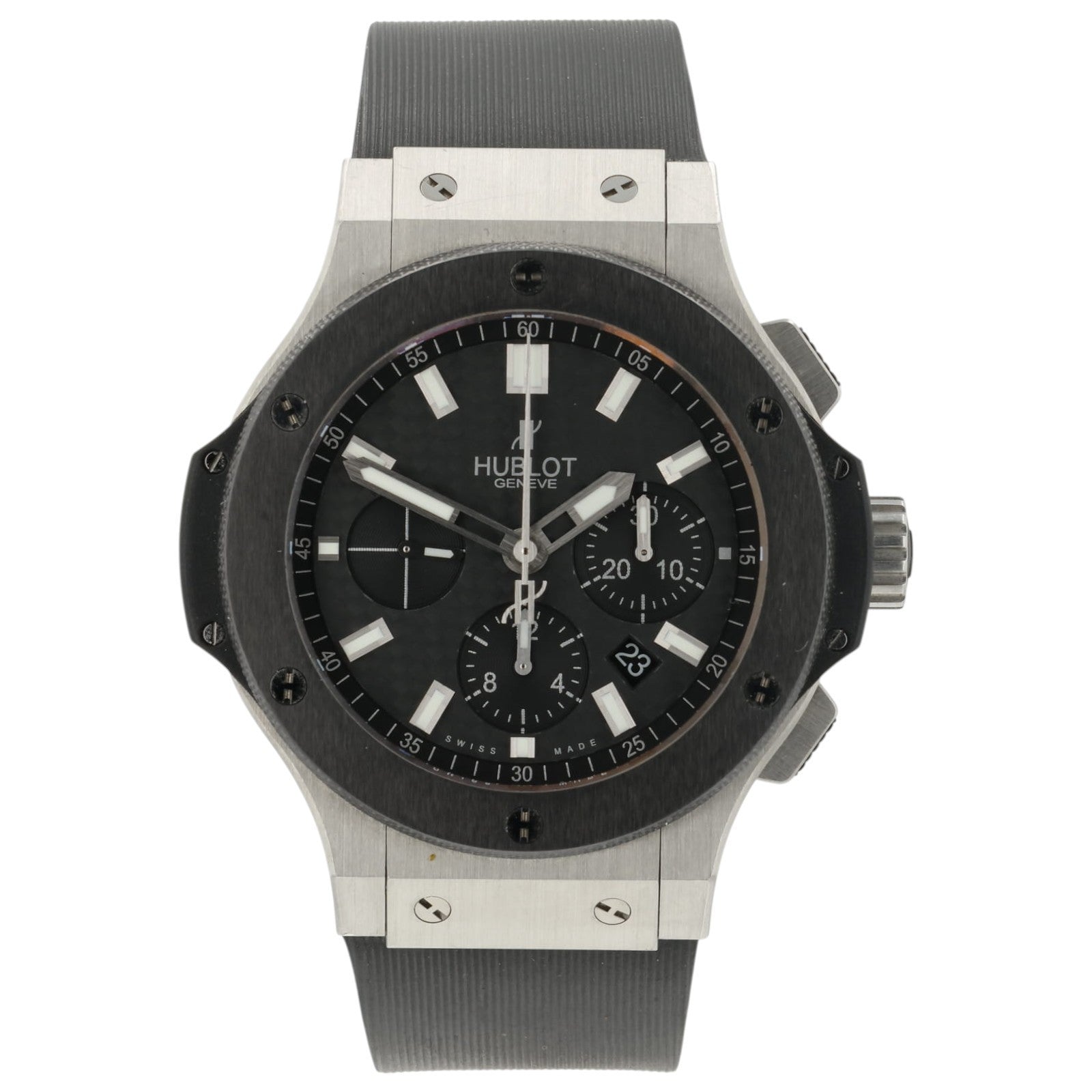 Hublot Big Bang Black Dial Ceramic 44mm Automatic Men's Watch 301.SM.1770.RX