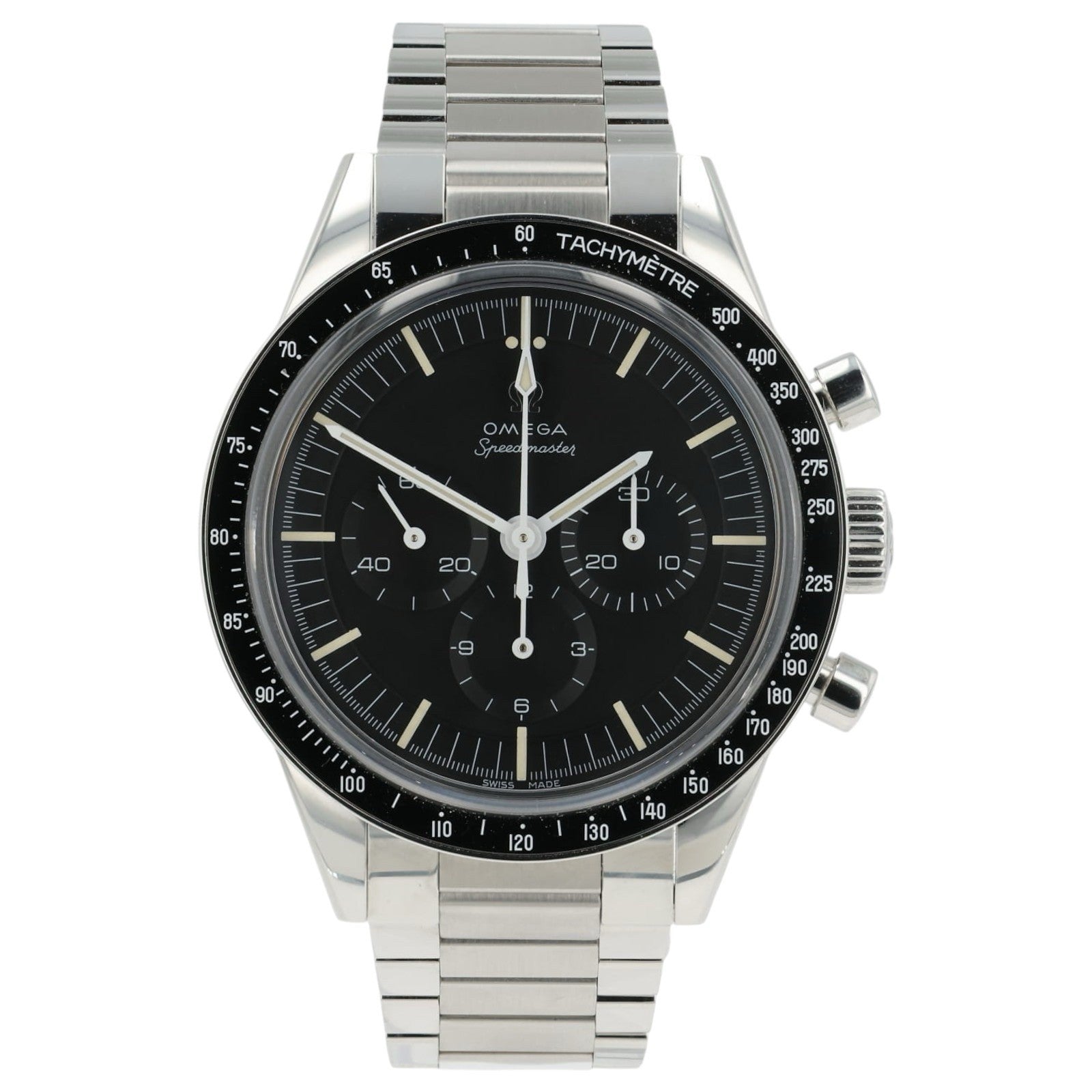 Omega Speedmaster Ed White Black Dial Steel 39.7mm Manual 311.30.40.30.01.001