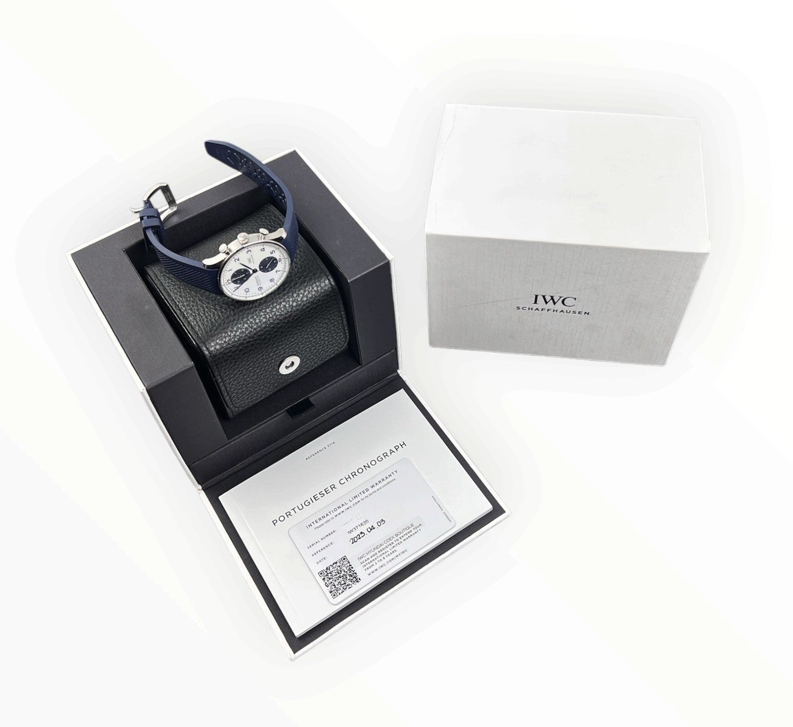 IWC Portugiesser White Dial Stainless Steel 41mm Automatic Men’s Watch IW371620